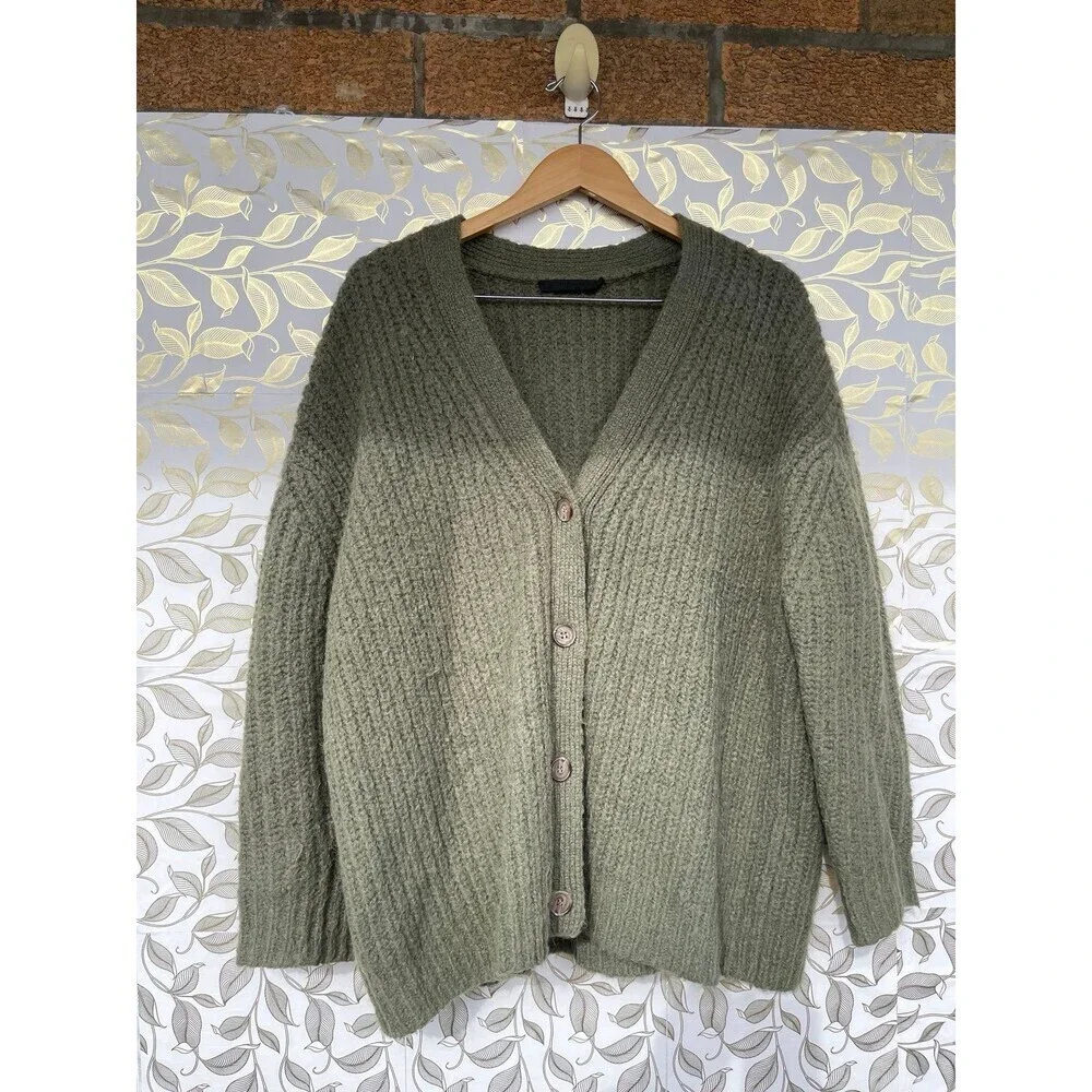 Jenni Kayne Alpaca Blend Cardigan in Sage Green Size M - Gorpcore & Naturecore